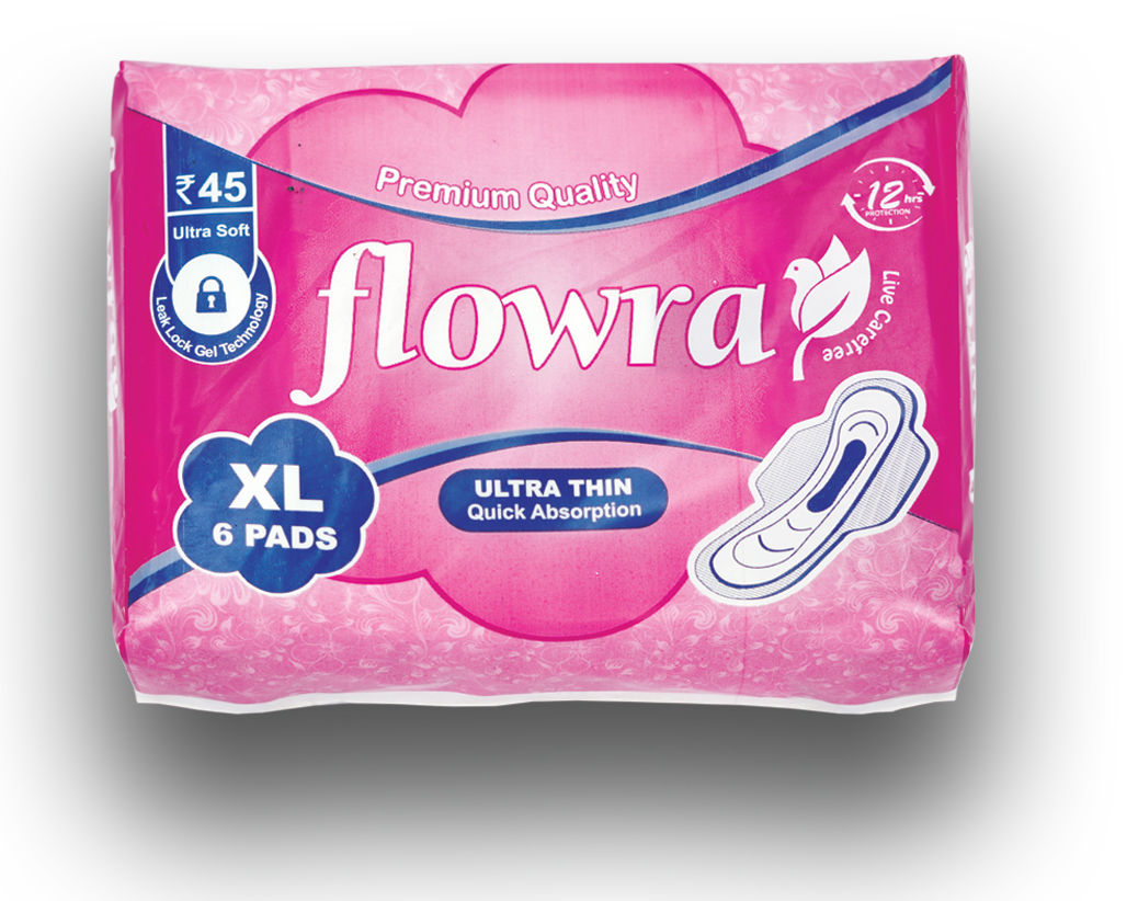 Flowra Ultra Thin XL Sanitary Pads